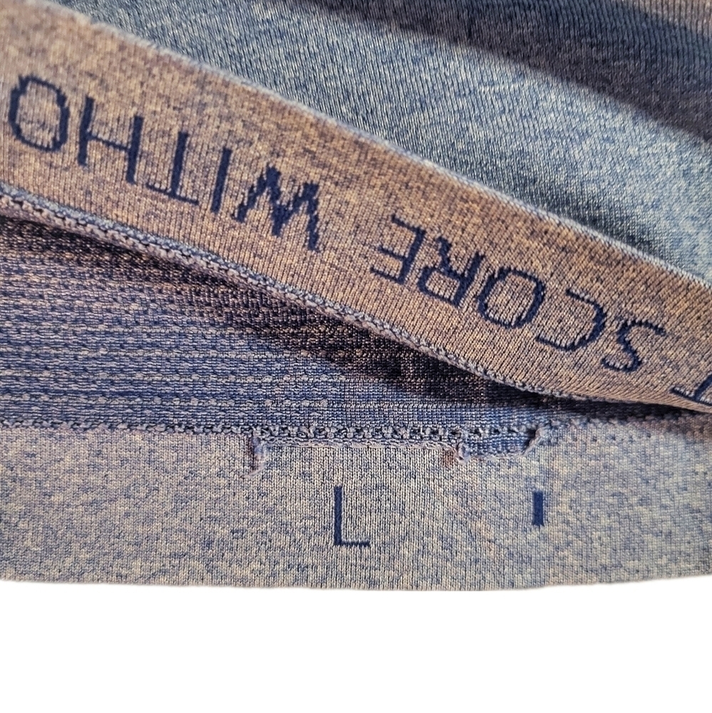 Lululemon // Men's Metal Vent Tech Polo / Tempest Blue & Navy / Large - Picture 8 of 8